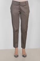 Tesettür giyim VİZON ALVİNA BİLEK KISMI YIRTMAÇLI PANTOLON 7575