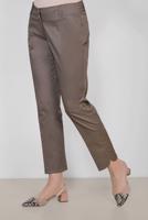 Tesettür giyim VİZON ALVİNA BİLEK KISMI YIRTMAÇLI PANTOLON 7575