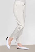 Tesettür giyim BEJ ALVİNA BİLEK KISMI YIRTMAÇLI PANTOLON 7575