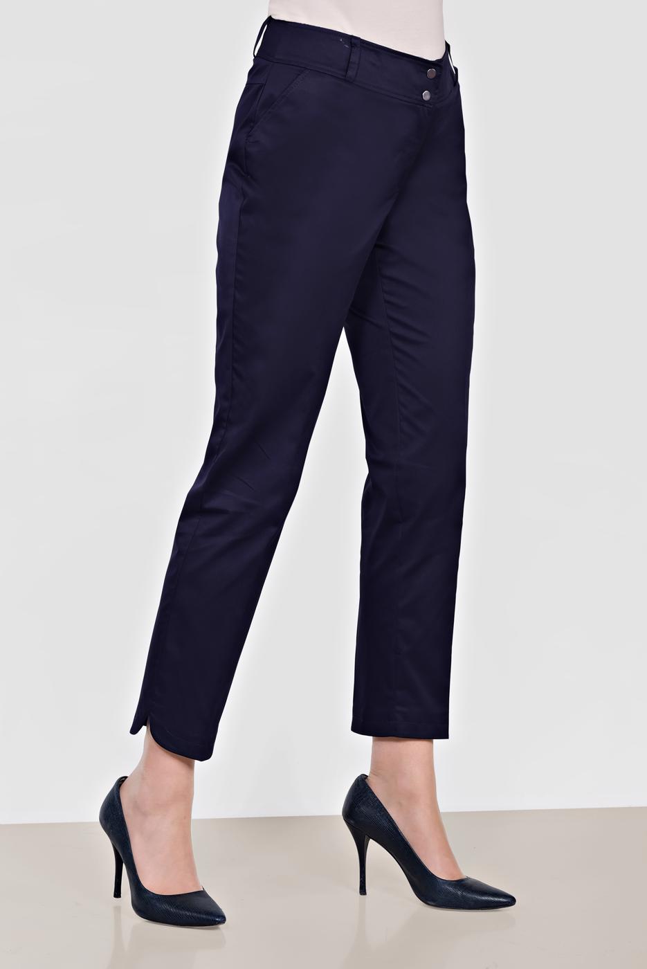 Vêtements hijab BLEU MARINE ALVINA PANTALON EN COUTIL 7575