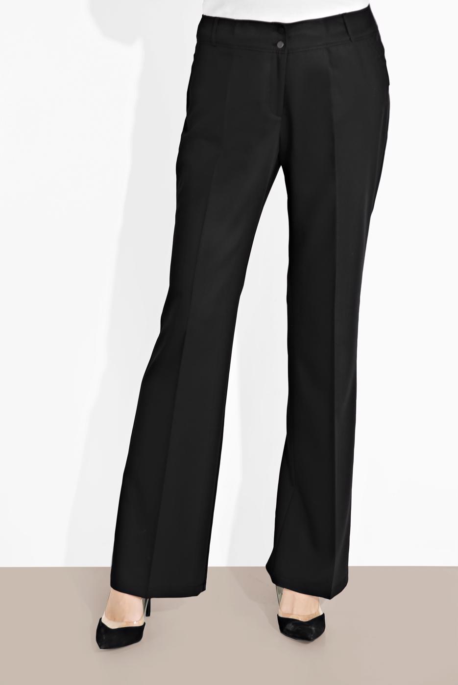 Tesettür giyim SİYAH ALVİNA BOL PAÇA PAMUKLU PANTOLON 7576