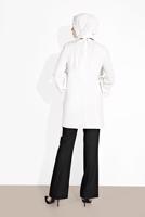 Tesettür giyim SİYAH ALVİNA BOL PAÇA PAMUKLU PANTOLON 7576