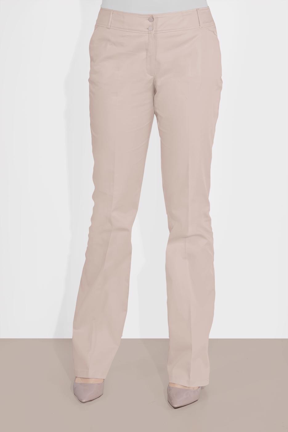 Tesettür giyim BEJ ALVİNA BOL PAÇA PAMUKLU PANTOLON 7576