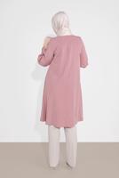 Tesettür giyim BEJ ALVİNA BOL PAÇA PAMUKLU PANTOLON 7576