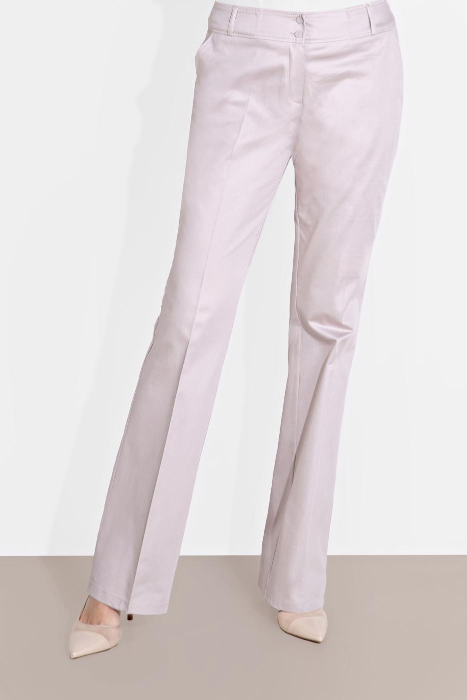 Tesettür giyim EKRU ALVİNA BOL PAÇA PAMUKLU PANTOLON 7576