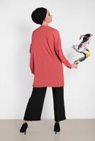 Tesettür giyim SİYAH ALVİNA ARA BEL BOL PAÇA PANTOLON 7581