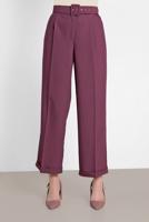 Tesettür giyim PEMBE ALVİNA ARA BEL BOL PAÇA PANTOLON 7581