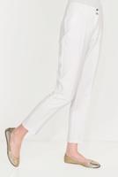 Tesettür giyim KREM ALVİNA ARA BEL CEPLİ PANTOLON 7605 