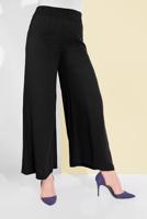 Tesettür giyim SİYAH GENİŞ PAÇA PANTOLON 7735