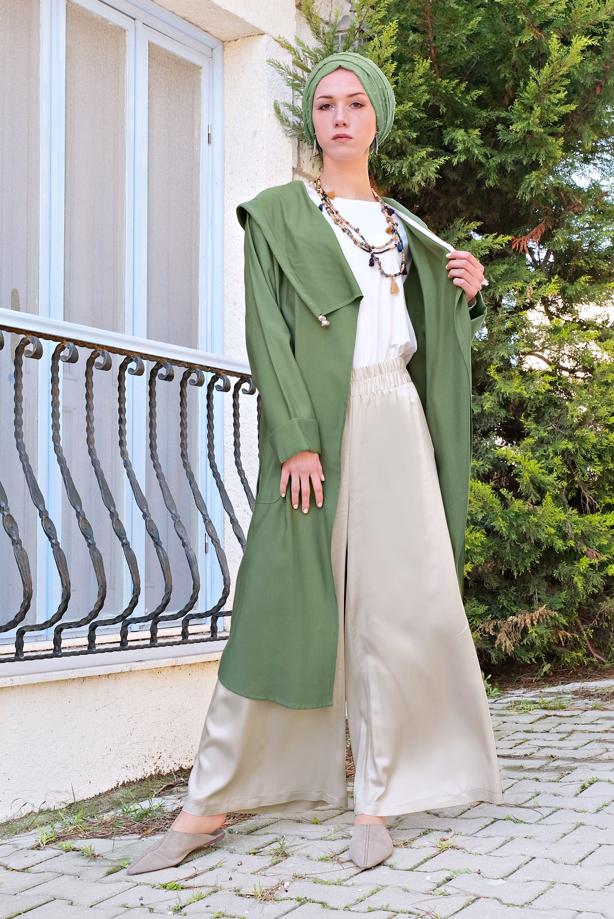Hijab clothing WIDE-LEG PANTS 7735 - TRENDTESETTÜR