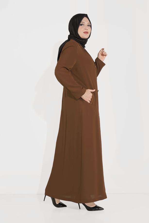 Vêtements hijab TABA ALVİNA BRODERIE DÉTAIL COL CLASSIQUE FINITION 10222 - TRENDTESETTÜR