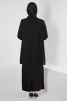 Vêtements hijab NOIR ALVİNA GEM DETAIL COSTUME JUPE 3 PIÈCES 30050