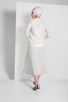 Hijab clothing CREAM PLEATED LACY SUIT 6001 