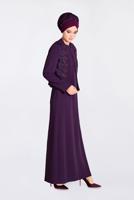 Vêtements hijab POURPRE ALVINA COSTUME & ROBE À EMBELLIS 3477 