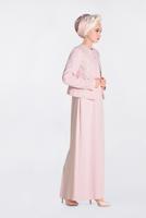 Vêtements hijab POUDRE ALVINA COSTUME & ROBE À EMBELLIS 3477 