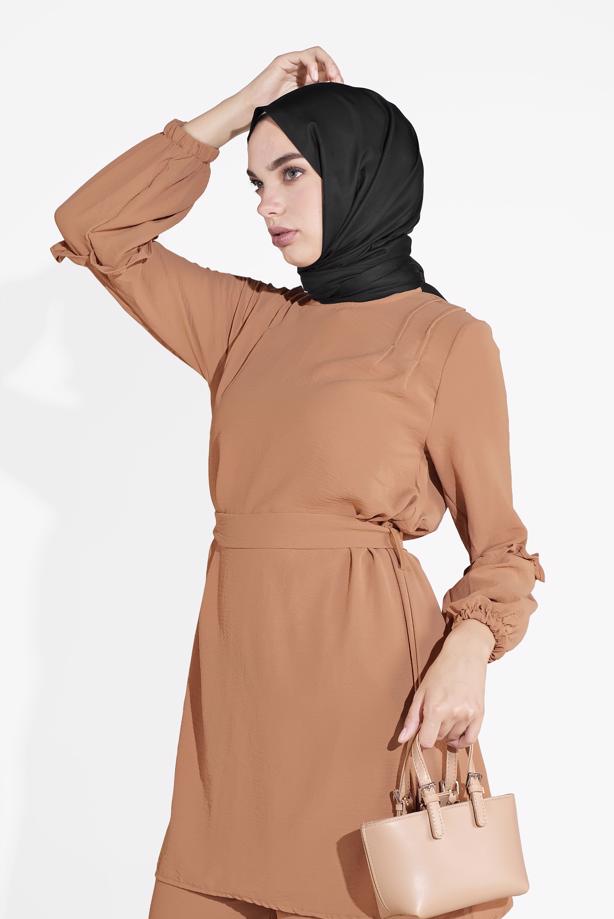 Vêtements hijab  BELTED SUIT 1161-1  - TRENDTESETTÜR