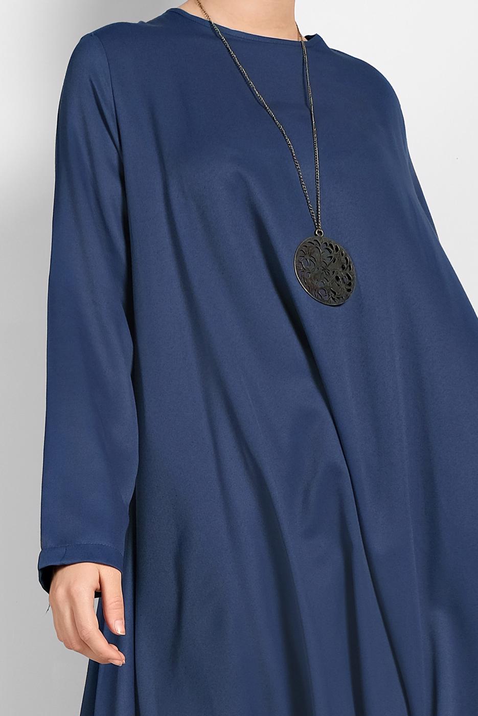 Tesettür giyim LACİVERT İKİLİ SALAŞ TAKIM 73108 