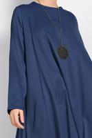 Tesettür giyim LACİVERT İKİLİ SALAŞ TAKIM 73108 