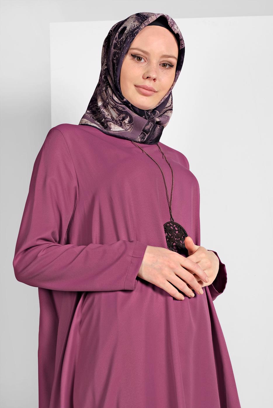 Tesettür giyim PEMBE İKİLİ SALAŞ TAKIM 73108 