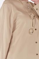 Vêtements hijab BEIGE COSTUME À BOUTONNÉ 78108