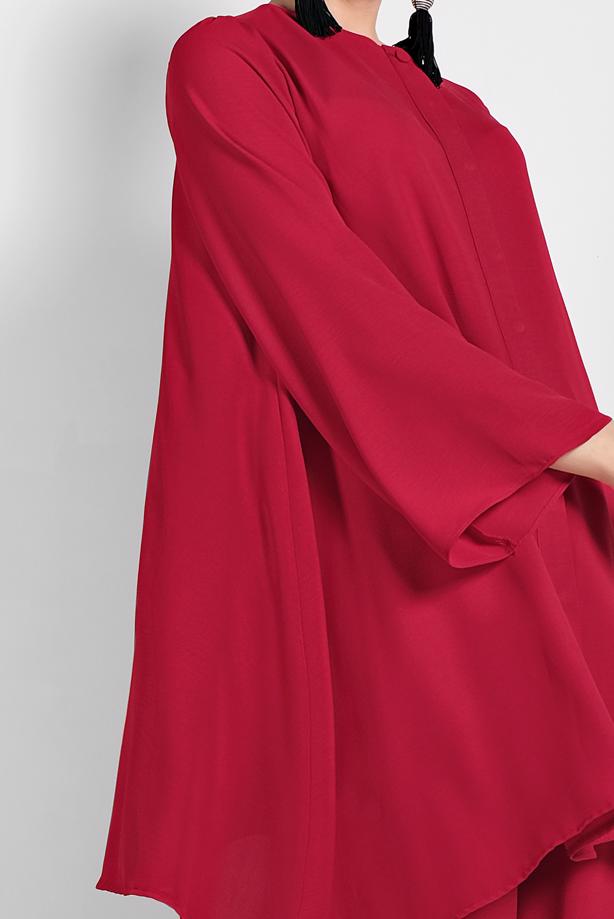 Hijab clothing  FLOWING BELTED SUIT 0002  - TRENDTESETTÜR