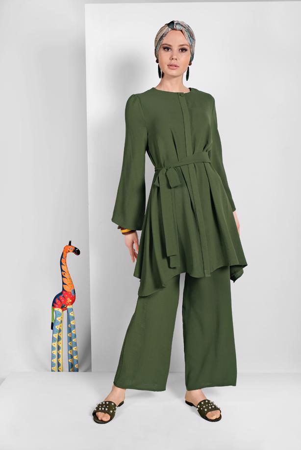 Vêtements hijab  FLOWING BELTED SUIT 0002  - TRENDTESETTÜR