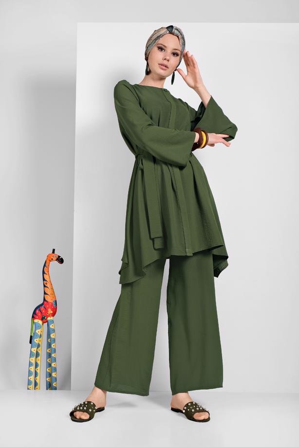 Vêtements hijab  FLOWING BELTED SUIT 0002  - TRENDTESETTÜR