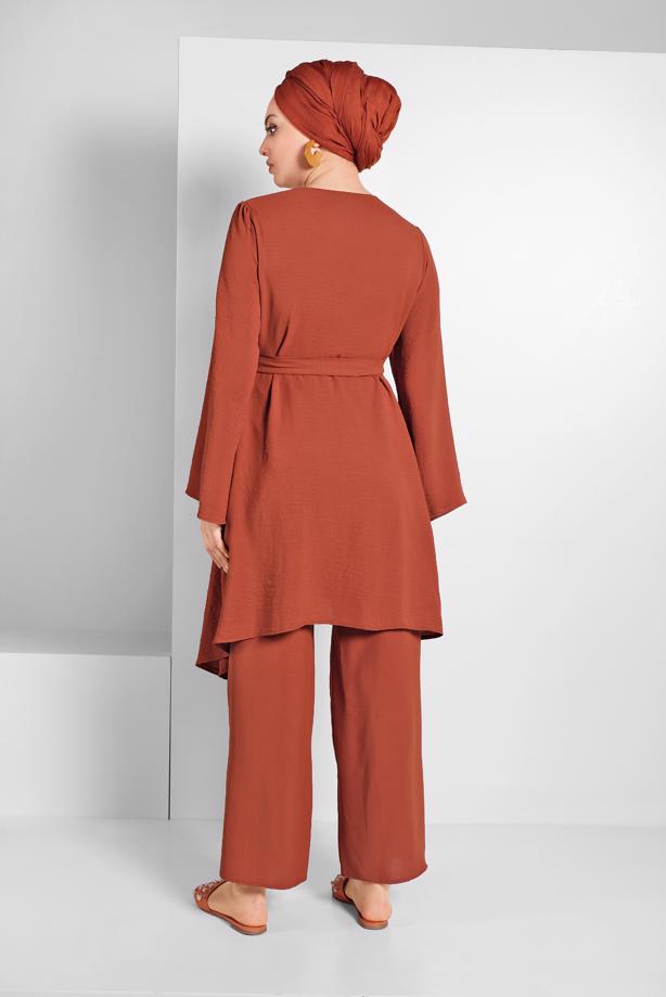 Vêtements hijab  FLOWING BELTED SUIT 0002  - TRENDTESETTÜR