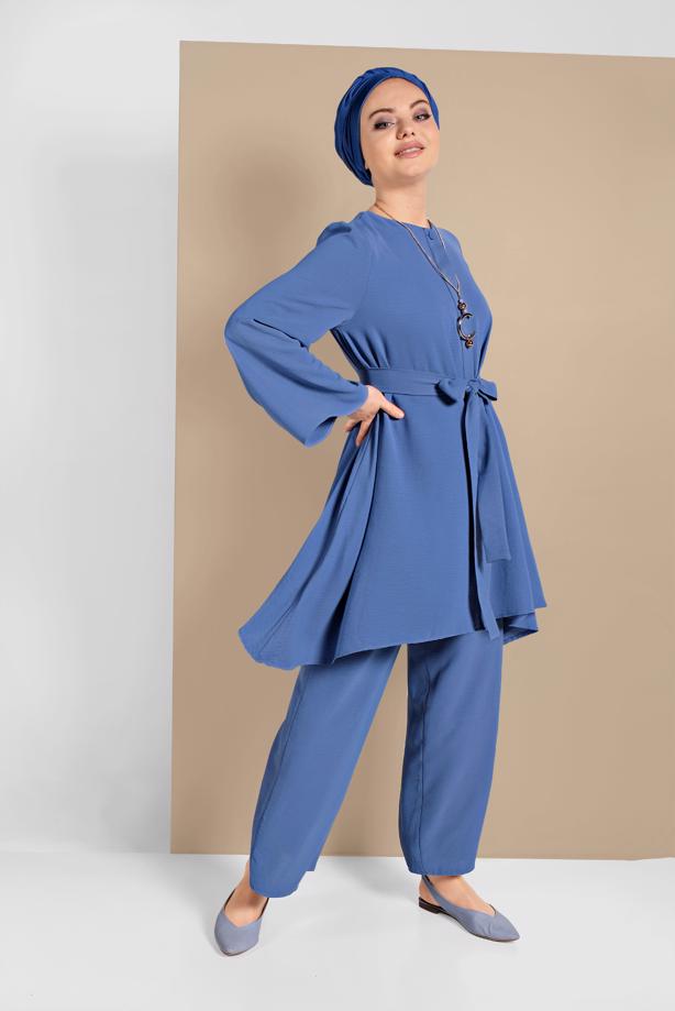 Vêtements hijab  FLOWING BELTED SUIT 0002  - TRENDTESETTÜR