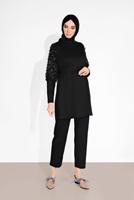 Tesettür giyim SİYAH 0116 TAKIM