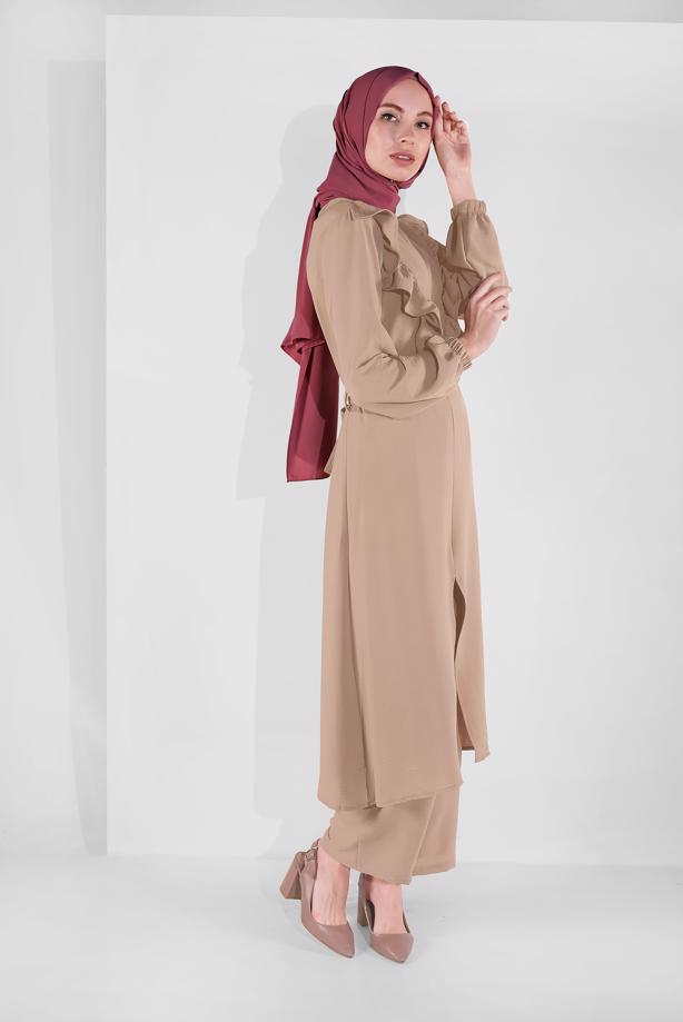Vêtements hijab  RUFFLED SUIT  0161  - TRENDTESETTÜR