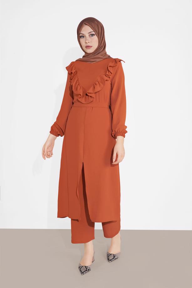 Vêtements hijab  RUFFLED SUIT  0161  - TRENDTESETTÜR