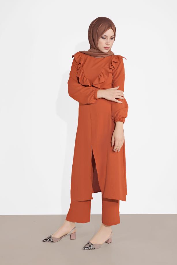 Vêtements hijab  RUFFLED SUIT  0161  - TRENDTESETTÜR