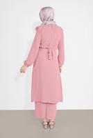 Vêtements hijab POUDRE COSTUME RUCHÉ 0161