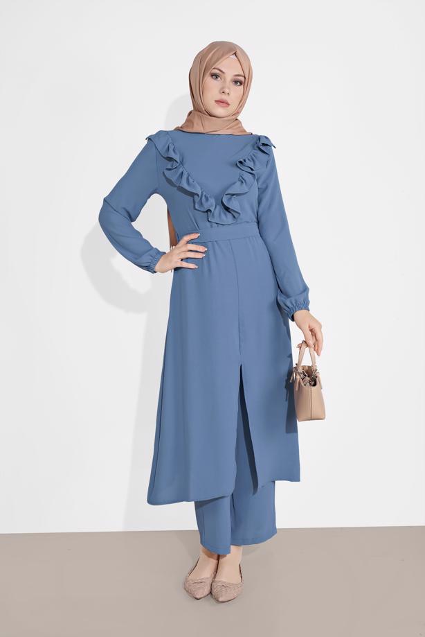 Vêtements hijab  RUFFLED SUIT  0161  - TRENDTESETTÜR