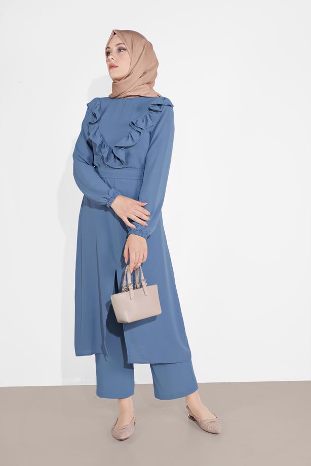 Vêtements hijab  RUFFLED SUIT  0161  - TRENDTESETTÜR