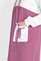 Tesettür giyim KREM CEP DETAYLI EŞOFMAN TAKIM T 1116