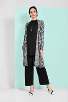 Vêtements hijab CRÈME COSTUME IMPRIMÉ 2001