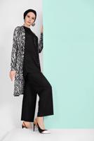 Vêtements hijab CRÈME COSTUME IMPRIMÉ 2001