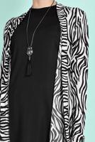 Vêtements hijab CRÈME COSTUME IMPRIMÉ 2001