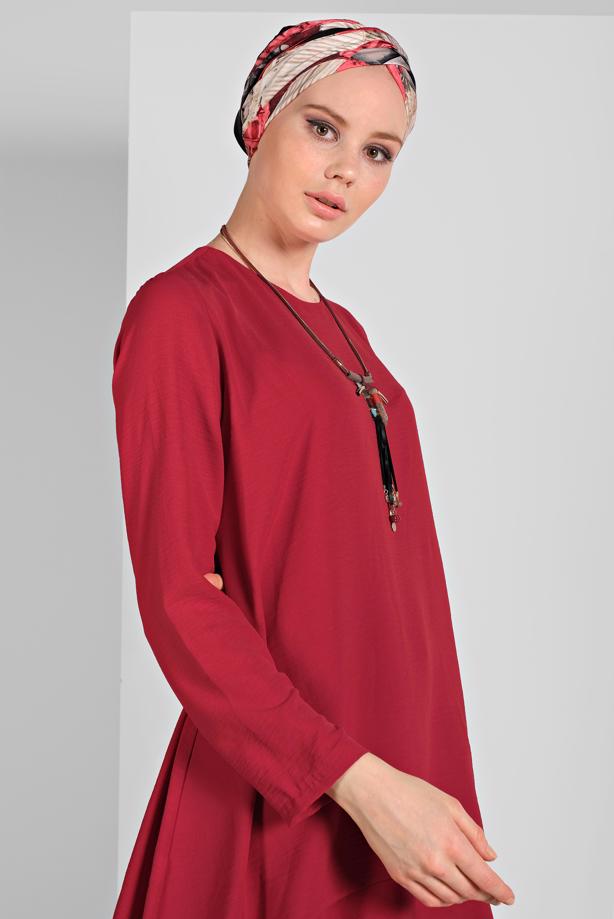 Tesettür giyim  FIRFIRLI SALAŞ 2&prime;Lİ PANTOLONLU TAKIM 2113 - TRENDTESETTÜR