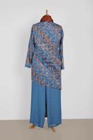 Vêtements hijab BLEU MARINE ALVINA COSTUME IMPRIMÉ FLEURI 2869