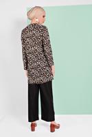 Vêtements hijab NOIR COSTUME IMPRIMÉ LÉOPARD 5001