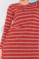 Hijab clothing ORANGE PRINTED SUIT 7116 