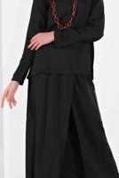 Vêtements hijab NOIR SURVÊTEMENT TAILLE-ÉLASTIQUE 9104 