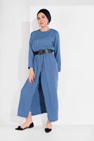 Vêtements hijab BLEU MARINE SURVÊTEMENT TAILLE-ÉLASTIQUE 9104 