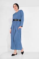 Vêtements hijab BLEU MARINE SURVÊTEMENT TAILLE-ÉLASTIQUE 9104 