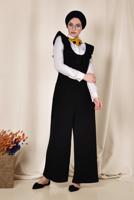 Tesettür giyim SİYAH ALVİNA TULUM T 4118