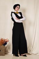 Tesettür giyim SİYAH ALVİNA TULUM T 4118