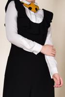 Tesettür giyim SİYAH ALVİNA TULUM T 4118